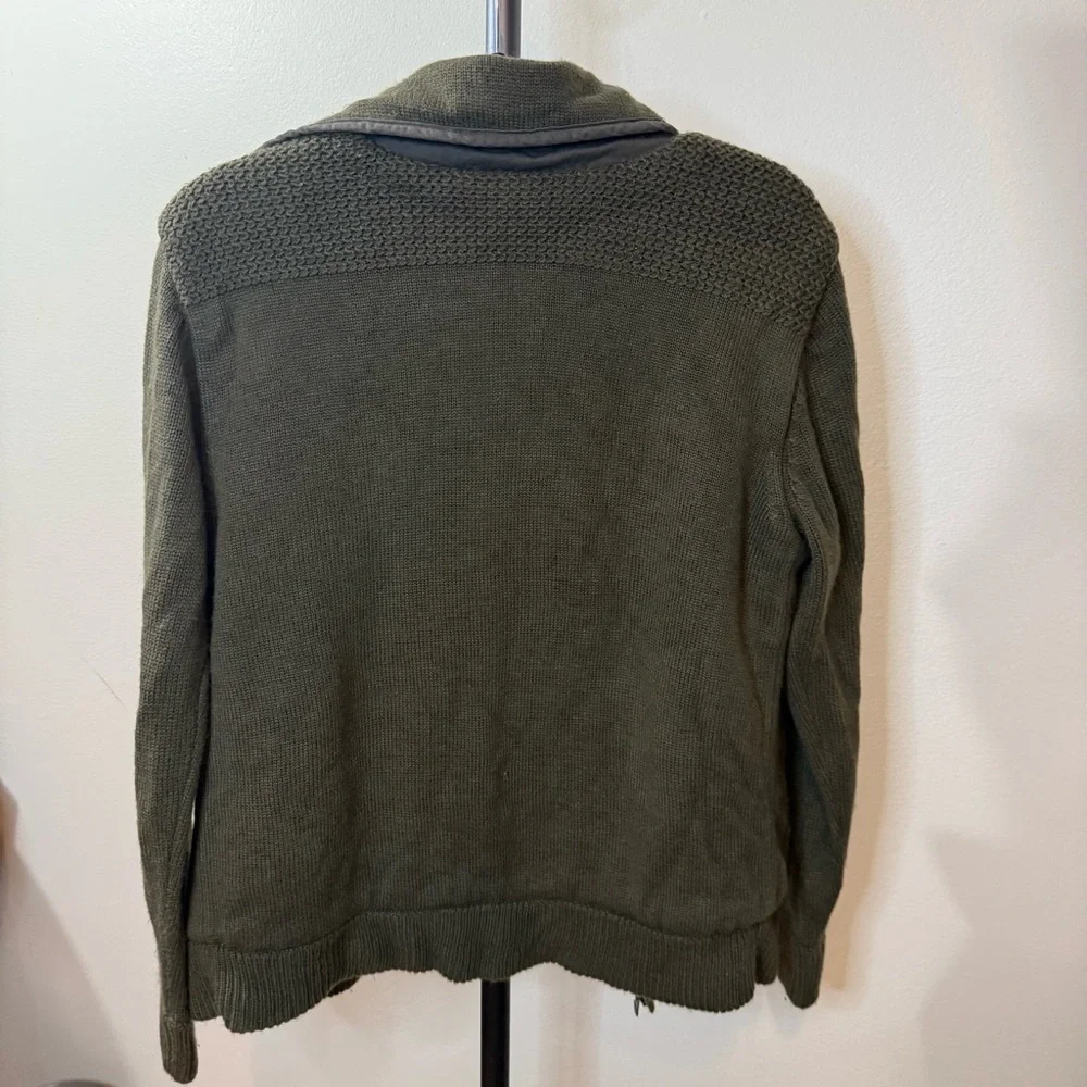 Weatherproof Vintage Olive Knit Jacket - Picture 8 of 9